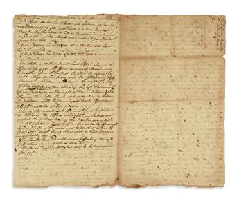 (AMERICAN REVOLUTION--1778.) [Washington, George.] Contemporary manuscript copy of marching orders issued at Valley Forge.
